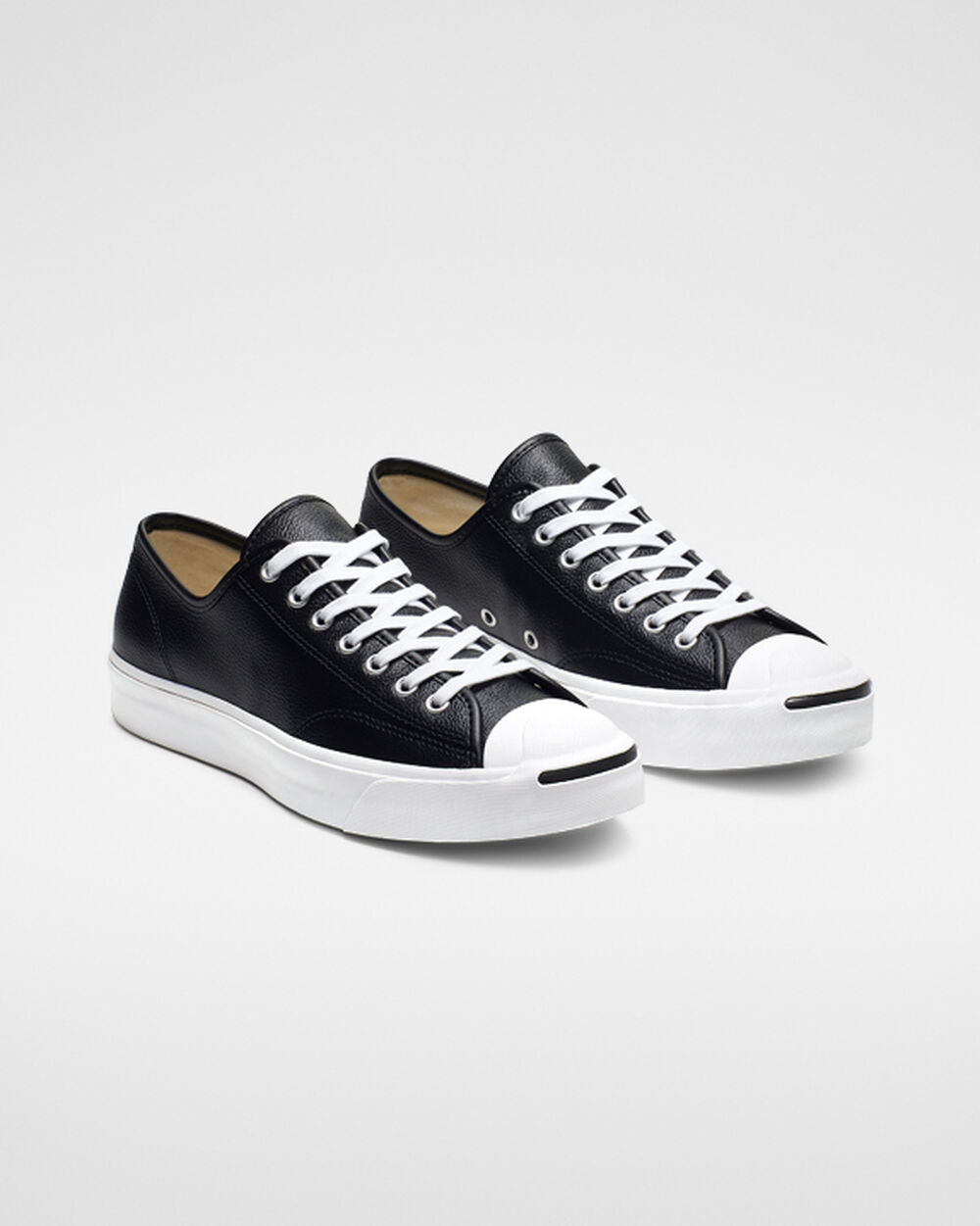 Zapatillas Converse Jack Purcell Mujer Negras Blancas | España-3702