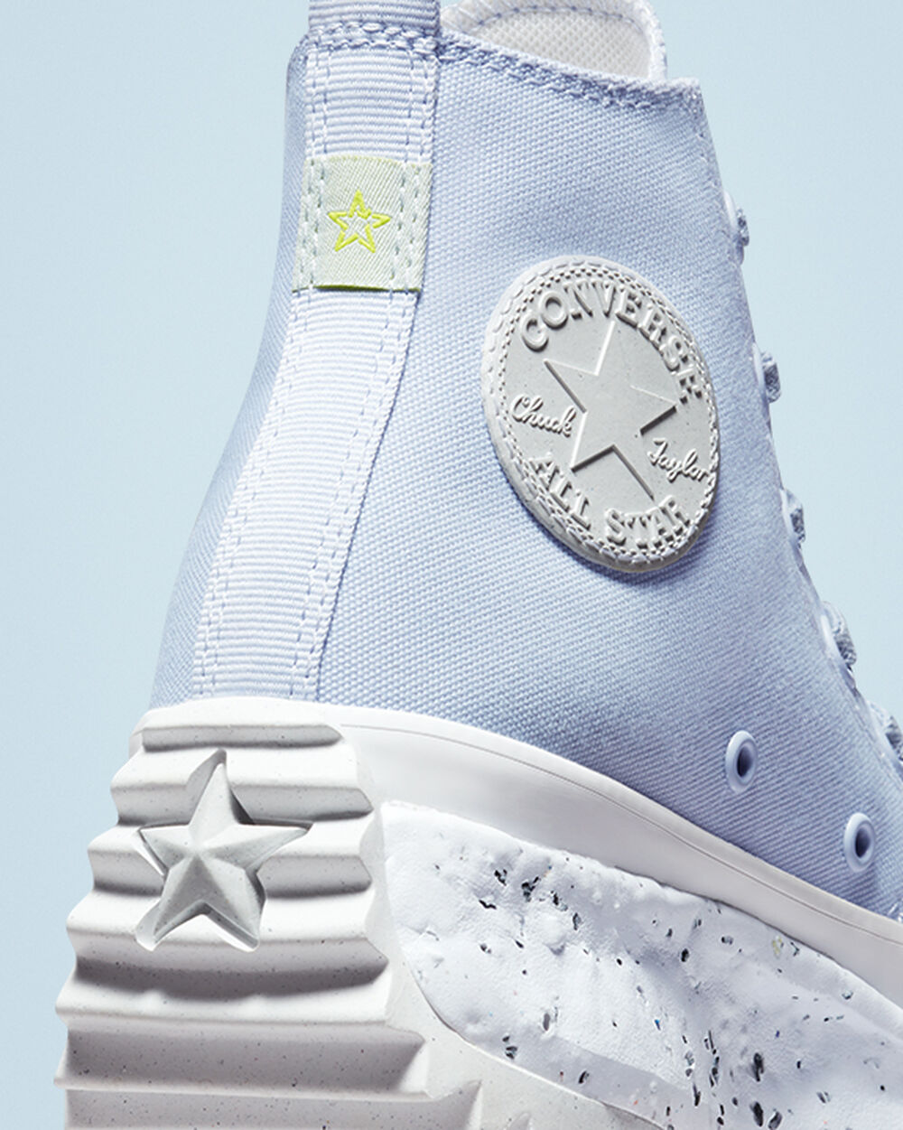 Zapatillas Converse Run Star Hike Hombre Azules Claro Blancas | España-1674