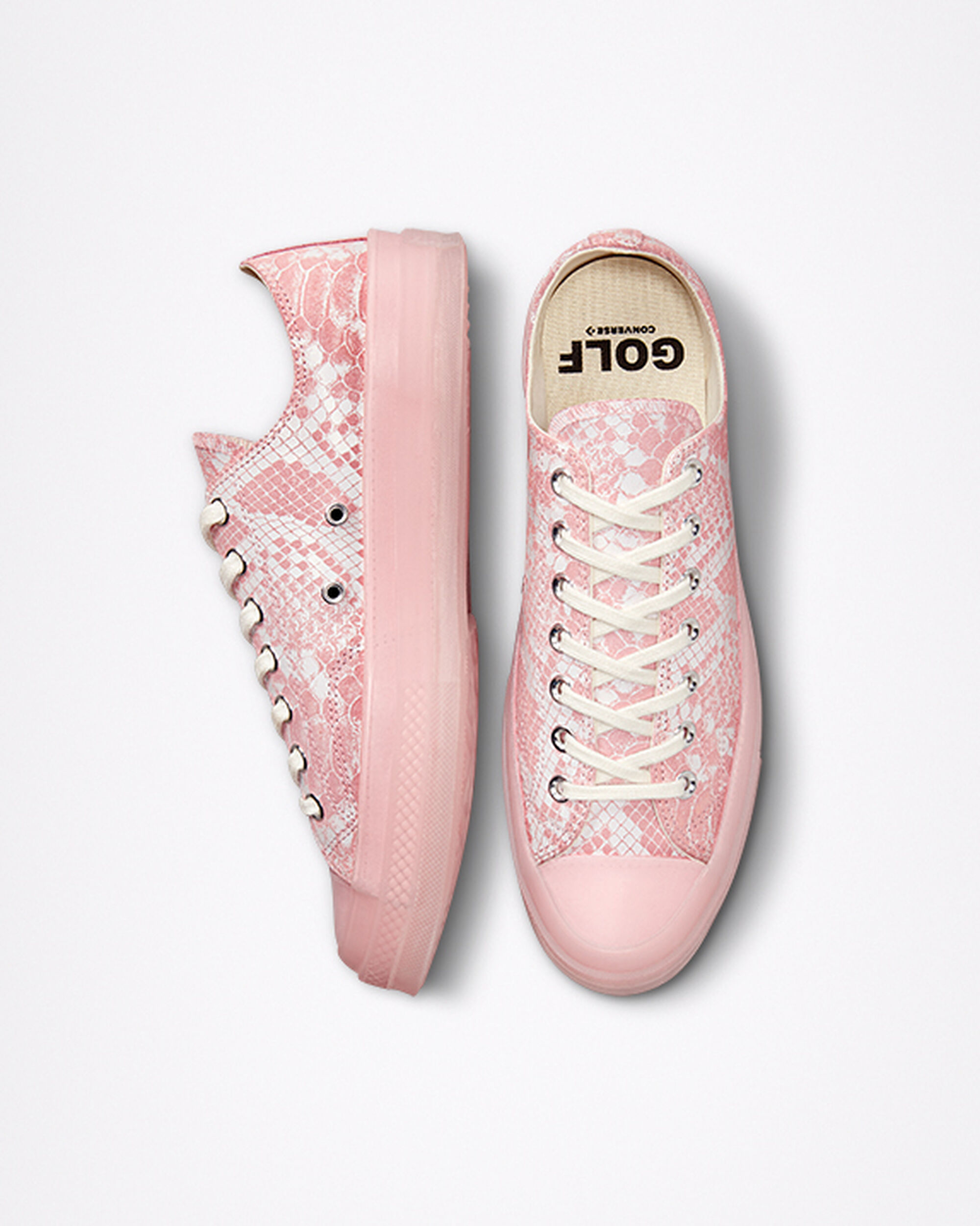 Zapatillas Converse x GOLF WANG Chuck 70 Mujer Rosas Blancas | España-58142